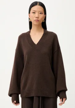 Marc O'Polo pulover din amestec de lana culoarea maro, 510609060235 imagine