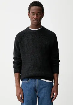 Marc O'Polo pulover din amestec de lana culoarea negru, light, 531516060208 imagine