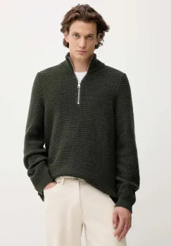 Marc O'Polo pulover din amestec de lana culoarea verde, calduros, 5000007327 imagine
