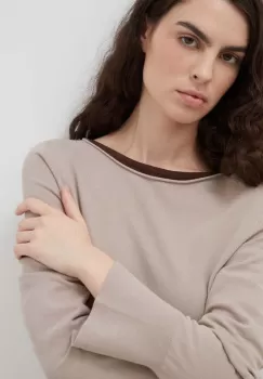 Marc O'Polo pulover femei, culoarea bej, light imagine