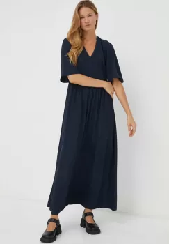 Marc O'Polo rochie culoarea albastru marin, maxi, evazati imagine