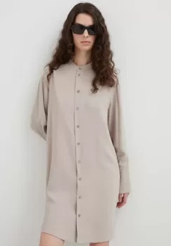 Marc O'Polo rochie culoarea bej, mini, drept imagine