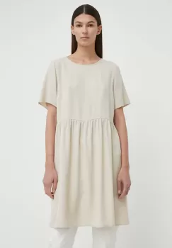 Marc O'Polo rochie culoarea bej, mini, evazati imagine