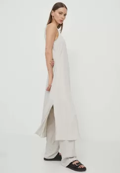 Marc O'Polo rochie culoarea gri, midi, evazati imagine