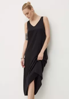 Marc O'Polo rochie culoarea negru, midi, drept, 406110321409 imagine