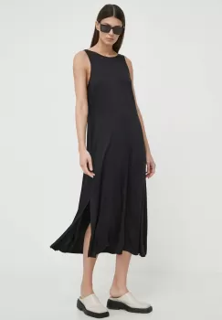 Marc O'Polo rochie culoarea negru, midi, evazati imagine