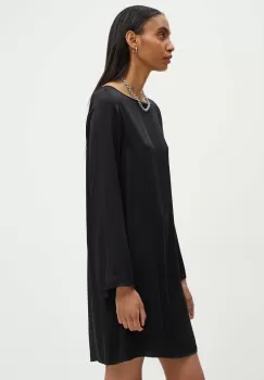 Marc O'Polo rochie culoarea negru, mini, drept, 406110321411 imagine