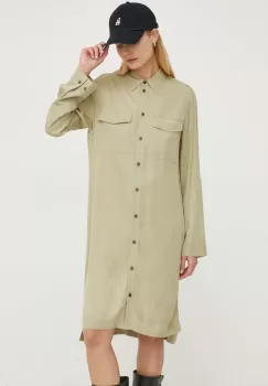 Marc O'Polo rochie culoarea verde, mini, drept imagine