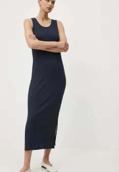 Marc O'Polo rochie DENIM culoarea albastru marin, maxi, mulata, 5000000137 imagine