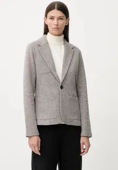 Marc O'Polo sacou culoarea bej, un singur rand de nasturi, cu imprimeu, 511304458011 imagine