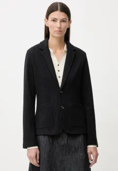 Marc O'Polo sacou culoarea bleumarin, un singur rand de nasturi, cu imprimeu, 600305058067 imagine