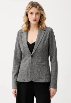 Marc O'Polo sacou culoarea gri, un singur rand de nasturi, melanj, 509304458011 imagine