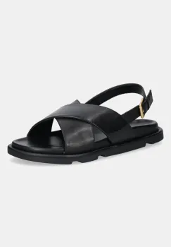 Marc O'Polo sandale de piele ADRIANA 3A femei, culoarea negru, 50318741105100 imagine