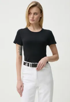 Marc O'Polo tricou 2-pack femei, culoarea negru, 5000006252 imagine