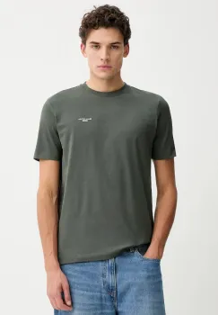 Marc O'Polo tricou din bumbac 2-pack culoarea verde, melanj, 5000009271 imagine