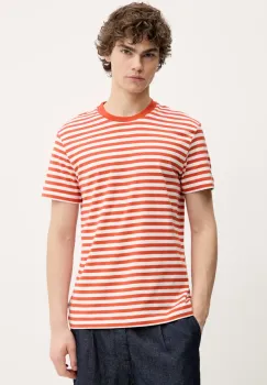 Marc O'Polo tricou din bumbac barbati, culoarea portocaliu, modelator, 522216051326 imagine