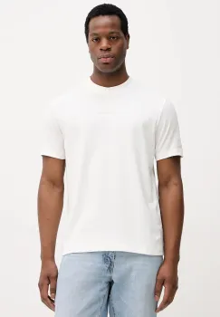 Marc O'Polo tricou din bumbac culoarea bej, uni, 5000007709 imagine