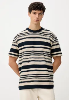 Marc O'Polo tricou din bumbac culoarea bleumarin, cu imprimeu, 528307551200 imagine