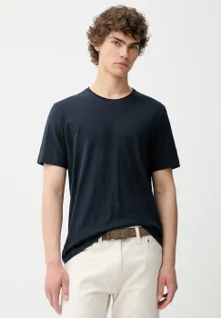 Marc O'Polo tricou din bumbac culoarea bleumarin, uni, 536217651270 imagine