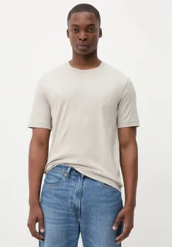 Marc O'Polo tricou din bumbac culoarea gri, cu imprimeu, 526201251054 imagine