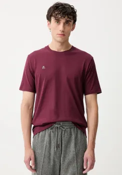 Marc O'Polo tricou din bumbac culoarea gri, melanj imagine