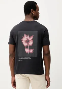 Marc O'Polo tricou din bumbac culoarea negru, cu imprimeu, 5000007146 imagine