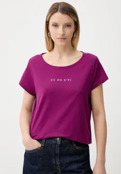 Marc O'Polo tricou din bumbac culoarea roz, 506206751431 imagine