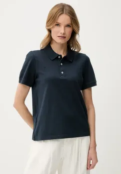 Marc O'Polo tricou polo femei, culoarea bleumarin, 503237153013 imagine