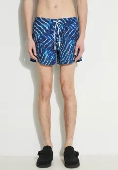 Marcelo Burlon pantaloni scurti de baie Aop Sound Waves Swim Short CMFA003S24FAB0024501 imagine