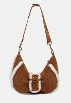 Marciano by Guess geanta de mana din piele intoarsa imagine