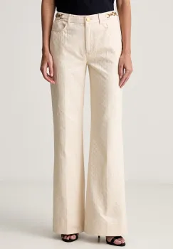 Marciano by Guess pantaloni pentru femei cu bumbac MILAD PALAZZO imagine