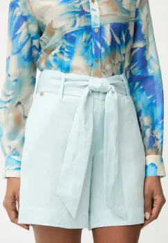 Marciano by Guess pantaloni scurti eleganti de dama cu amestec de in JANE imagine