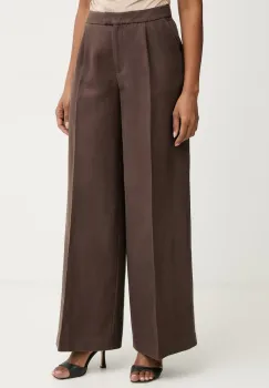 Marciano by Guess Pantaloni wide leg de dama cu amestec de in JANE imagine