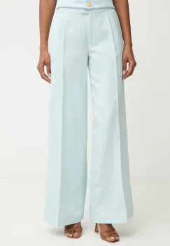 Marciano by Guess Pantaloni wide leg femei cu amestec de in JANE imagine