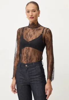 Marella bluza femei, culoarea negru, neted, 2423946021200 imagine