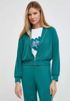 Marella bluza femei, culoarea verde, neted imagine