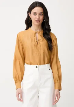 Marella bluza tip camasa pentru femei, cu modal AFELIO imagine
