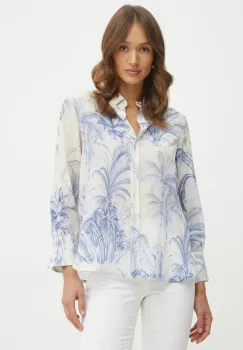 Marella camasa de matase CONIO femei, cu guler clasic, regular, 2513111061200 imagine