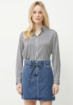Marella camasa Emme by Marella femei, culoarea albastru marin, cu guler clasic, regular, 2515111101200 imagine