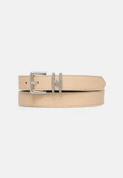 Marella curea de piele culoarea bej, 2523506037200 imagine