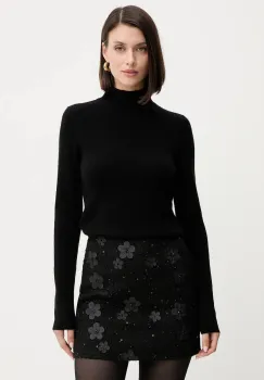 Marella geaca de lana culoarea negru, de tranzitie, 2523086071200 imagine