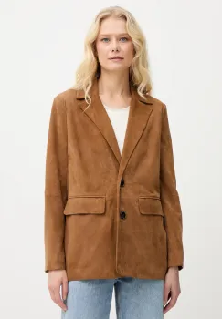 Marella geaca de piele intoarsa FULMINE imagine