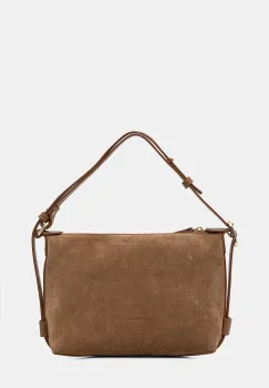 Marella geanta de mana din piele intoarsa MLAPUZZLE imagine