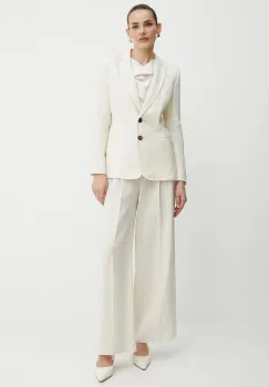 Marella jacheta si pantaloni de in Emme by Marella culoarea bej, 2515091042200 imagine