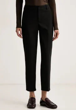 Marella  pantaloni de costum pentru femei cu bumbac MLLTECNICO imagine