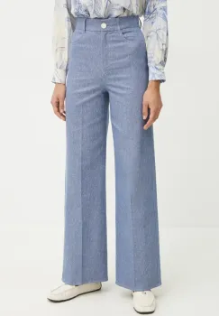 Marella pantaloni DOBLONE femei, lat, high waist, 2513131101200 imagine