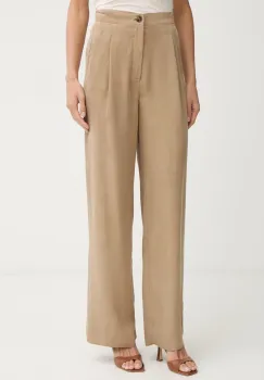 Marella pantaloni pentru femei, cu lyocell Emme by Marella imagine
