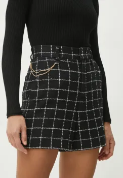 Marella pantaloni scurti GATTI femei, culoarea negru, modelator, high waist, 2513141011200 imagine
