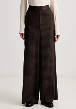 Marella  pantaloni wide leg pentru femei cu lana MLLMAGGIO imagine