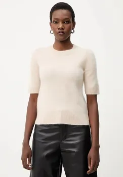 Marella pulover de lana culoarea bej, light, 2523366075200 imagine